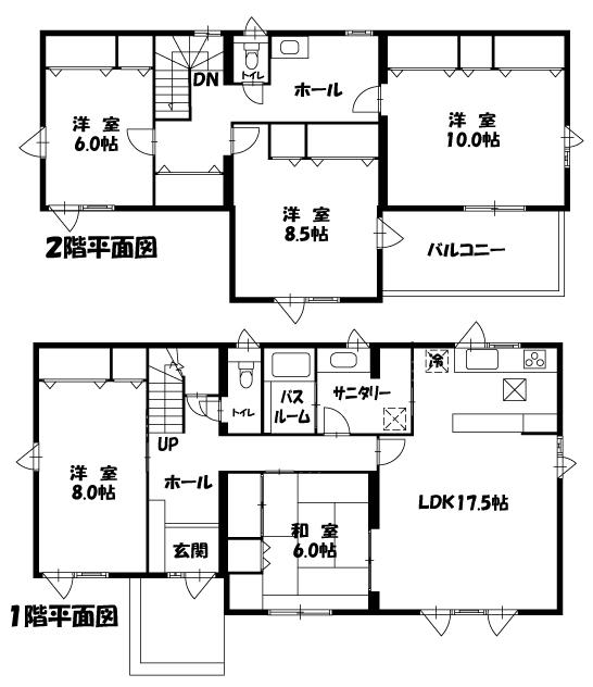 Floor plan. 31,800,000 yen, 5LDK, Land area 331.06 sq m , Building area 151.91 sq m