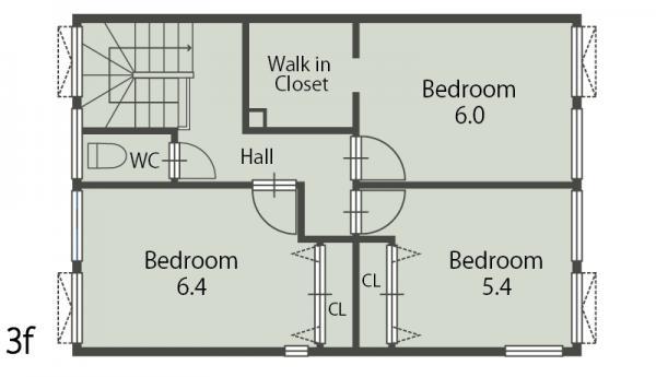 Floor plan. 31,800,000 yen, 4LDK, Land area 76.46 sq m , Building area 134.16 sq m