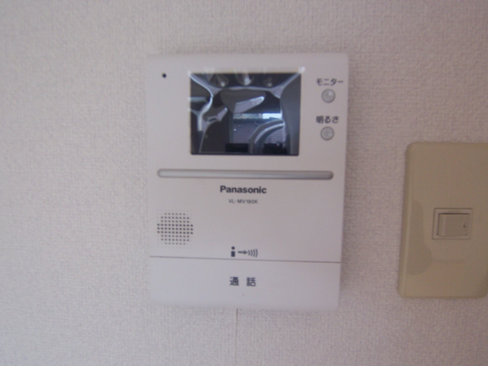 Security. Intercom with TV monitor