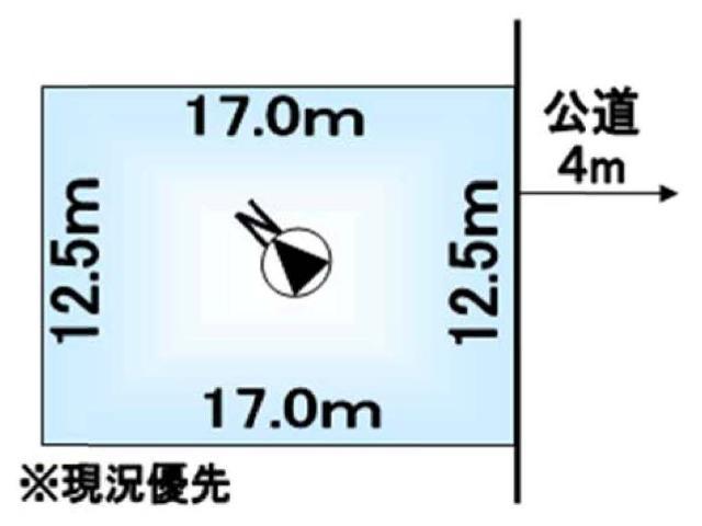 Compartment figure. Land price 21.6 million yen, Land area 215.16 sq m compartment view