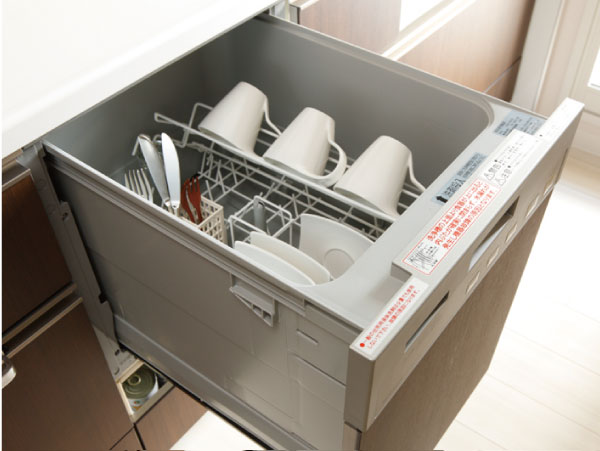 Kitchen.  [Built-in dishwasher dryer] Many of the dishes efficiently wash, Energy saving ・ Also excellent in water-saving effect dishwashing dryer. Is a drawer type of easy-to-use built-in
