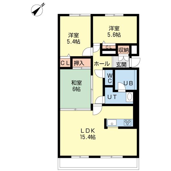 Floor plan. 3LDK, Price 11.8 million yen, Occupied area 72.82 sq m , Balcony area 7.32 sq m