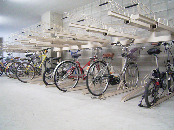 Common utility.  [Bicycle-parking space ・ Bike shelter] In addition to being equipped with all 71 units worth of parking, 80 cars of bicycle parking ・ Installing a bike yard of 4 cars (same specifications)