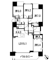 Floor: 4LDK + WIC, the occupied area: 91.81 sq m, Price: 32,591,000 yen ~ 37,916,000 yen