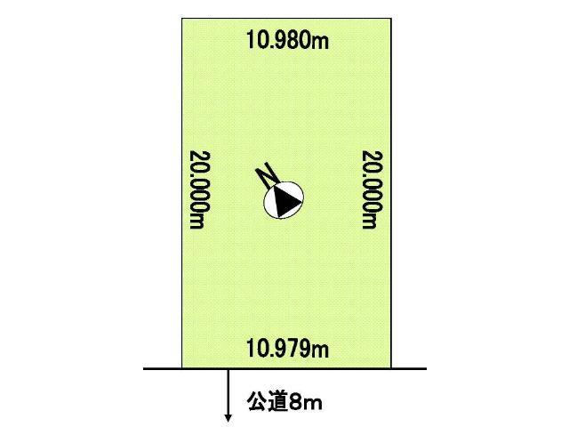 Compartment figure. Land price 7.5 million yen, Land area 219.57 sq m compartment view