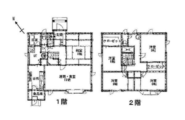 Floor plan. 21 million yen, 5LDK, Land area 220.4 sq m , Building area 151.12 sq m floor plan