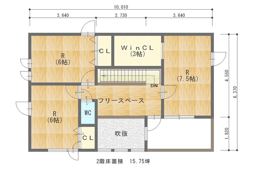 Floor plan. 25,500,000 yen, 4LDK, Land area 243.84 sq m , Building area 113.76 sq m 2 floor