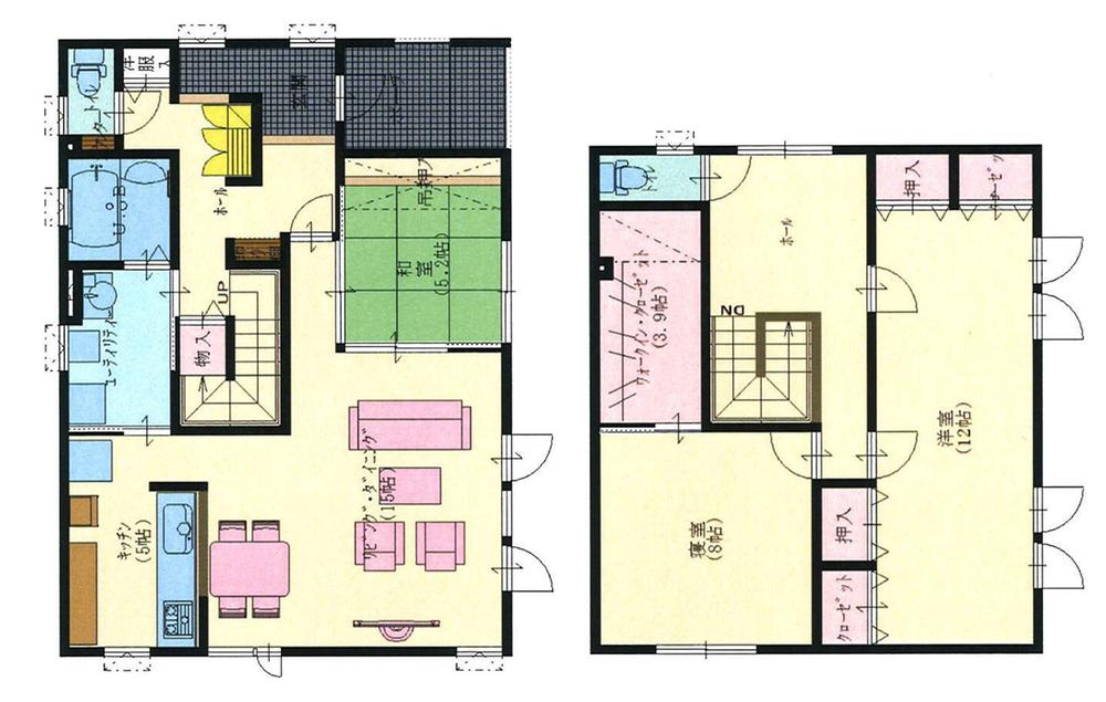 Floor plan. 27.5 million yen, 4LDK, Land area 211.5 sq m , Building area 132.4 sq m