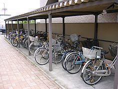 Other common areas. Bicycle parking is also equipped