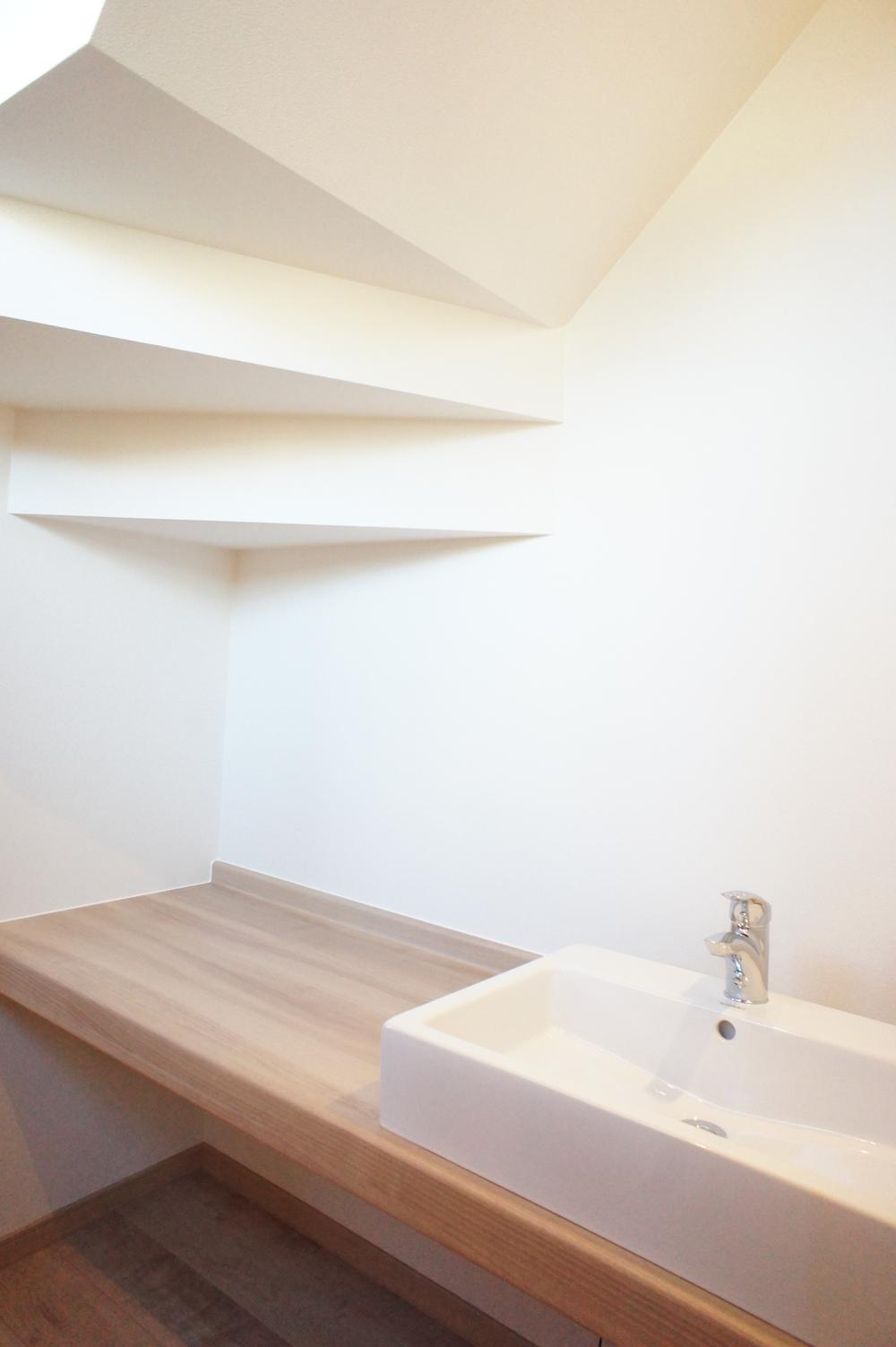 Other. Utilizing the space under the stairs, Entrance direct connection of hand washing counter