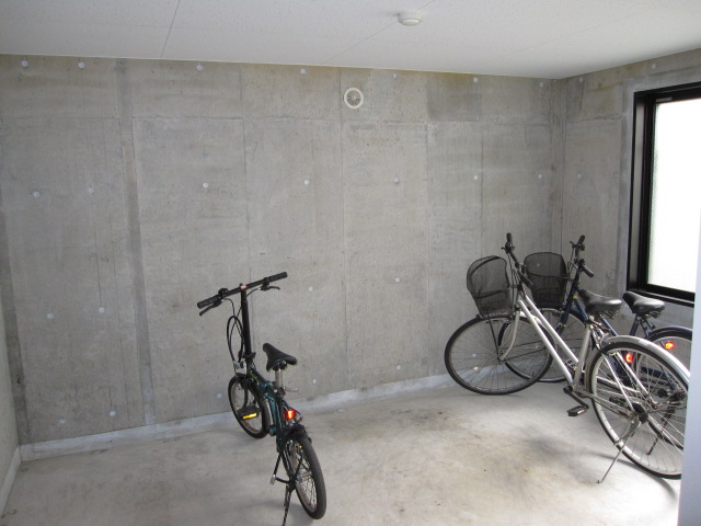 Other common areas. Indoor bicycle parking lot