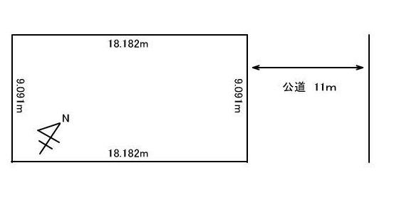 Compartment figure. Land price 14.9 million yen, Land area 165.29 sq m