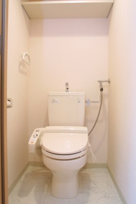 Toilet. Popular Washlet equipped