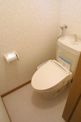 Toilet. There is a feeling of cleanliness is with a bidet