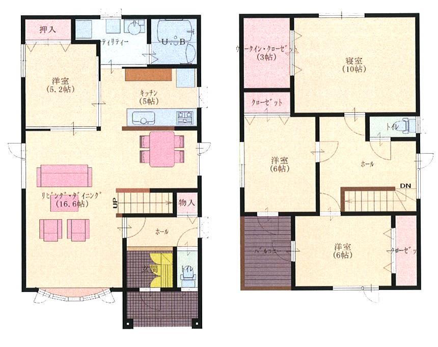Floor plan. (B), Price 24,580,000 yen, 4LDK, Land area 144.67 sq m , Building area 123.39 sq m