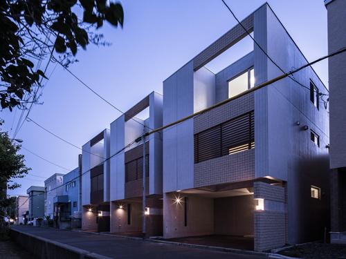 Local appearance photo. Full of profound feeling of concrete housing unique appearance design.