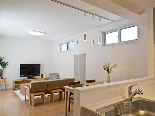 Living. Produce a soothing space interior of natural taste.