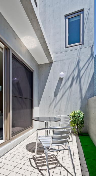 Balcony. Privacy comfortable balcony that was also guarded the, It leads to open from the living room.