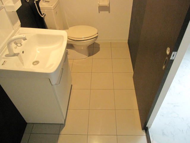 Toilet. Stylish American utility