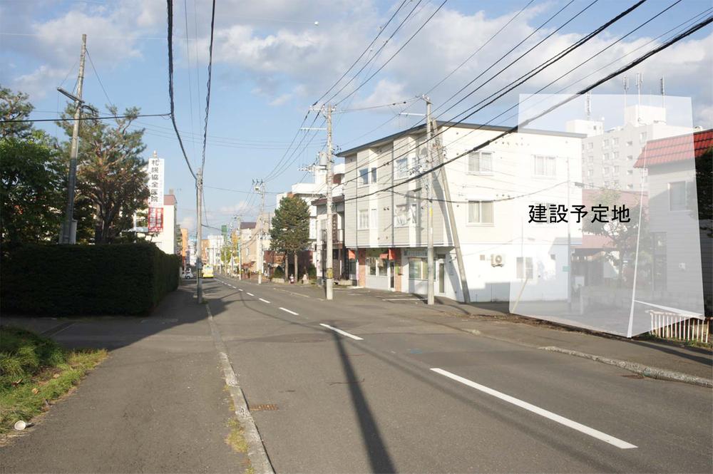 Local photos, including front road. Planned construction site (local shooting)