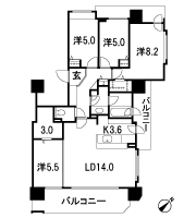Floor: 4LDK, the area occupied: 92.3 sq m, Price: 35,310,000 yen ・ 36,340,000 yen