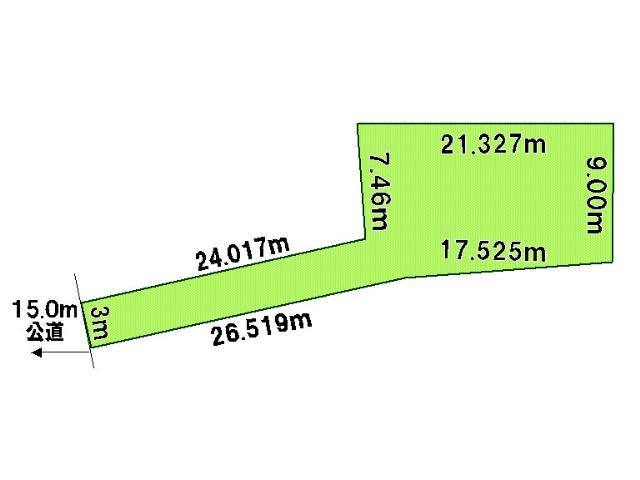 Compartment figure. Land price 6.8 million yen, Land area 271.49 sq m compartment view
