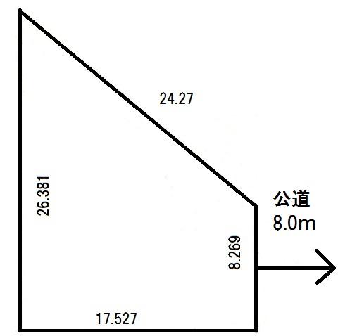 Compartment figure. Land price 13.5 million yen, Land area 296.83 sq m