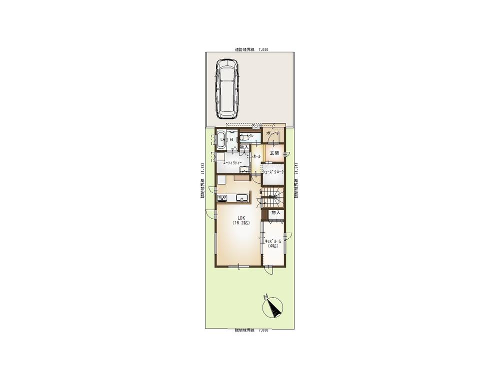 Compartment figure. (A Building), Price 24,980,000 yen, 5LDK, Land area 152.72 sq m , Building area 118.16 sq m