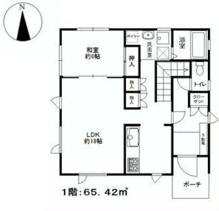 Floor plan. 19,990,000 yen, 4LDK, Land area 174.71 sq m , Building area 117.59 sq m