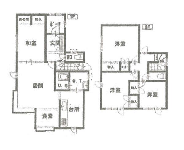 Floor plan. 12.5 million yen, 4LDK, Land area 165.29 sq m , Building area 99 sq m floor plan