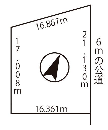 Compartment figure. Land price 8.8 million yen, Land area 310.28 sq m