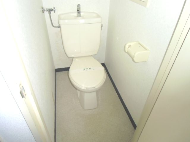 Toilet. Toilet also been cleaned