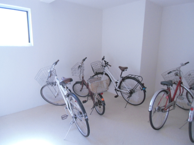 Other common areas. Bicycle shelter! Good is there in the room