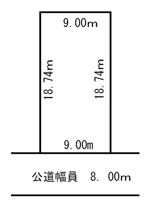 Compartment figure. Land price 7.1 million yen, Land area 168.66 sq m