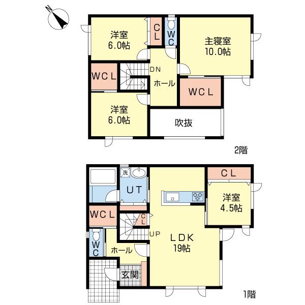 Floor plan. 28.8 million yen, 4LDK, Land area 165.85 sq m , Building area 120.91 sq m