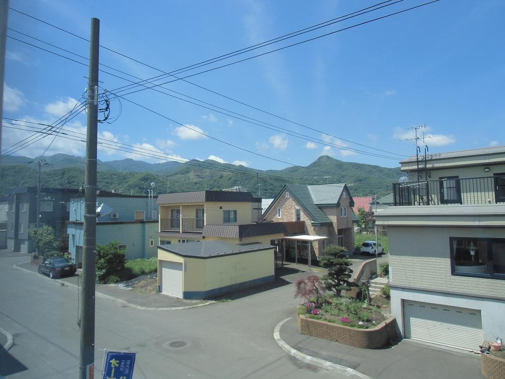 View photos from the dwelling unit. Taking a view from the second floor living room. Green Mt. side of the mountain range, Is beautiful.