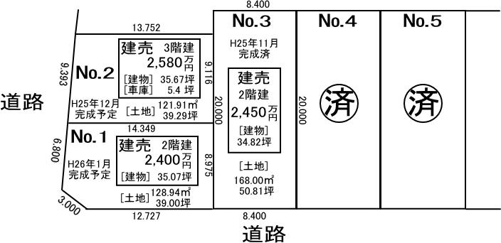 The entire compartment Figure. Five buildings in the two buildings has already been sold. 1 buildings already completed. Two buildings under construction.