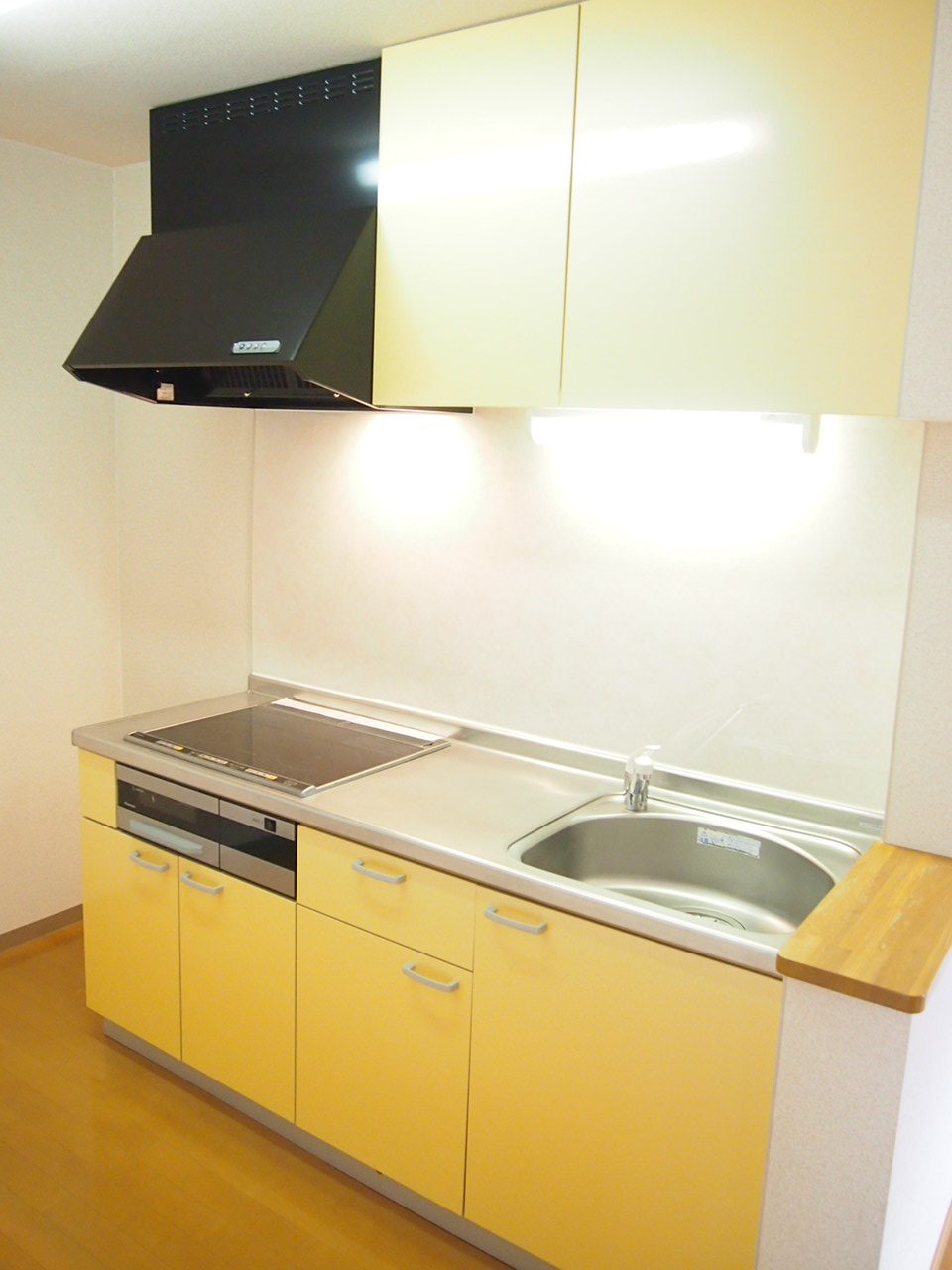 Kitchen. IH cooking heater is equipped with a kitchen! 