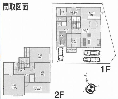 Floor plan. 25,800,000 yen, 4LDK, Land area 236.24 sq m , Building area 115.93 sq m