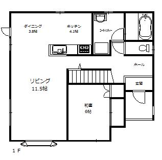 Floor plan. 18.5 million yen, 4LDK, Land area 205.87 sq m , Building area 114.27 sq m