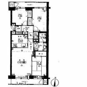 Floor plan. 3LDK, Price 10.8 million yen, Occupied area 79.93 sq m , Balcony area 24.17 sq m