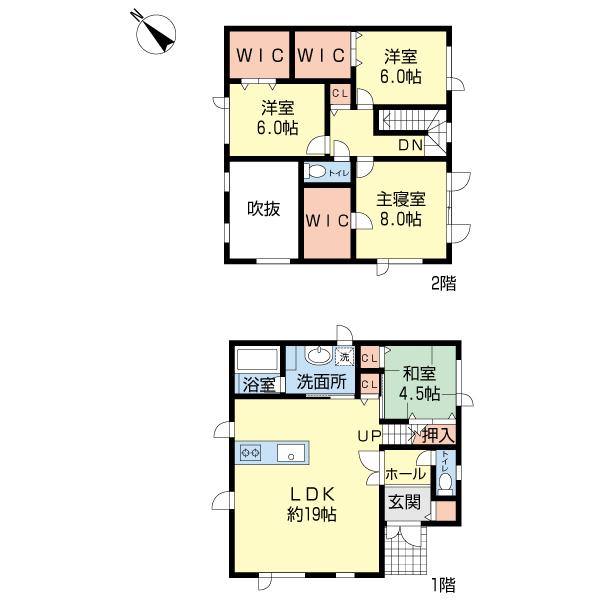 Floor plan. 30.5 million yen, 4LDK, Land area 168 sq m , Building area 119.25 sq m