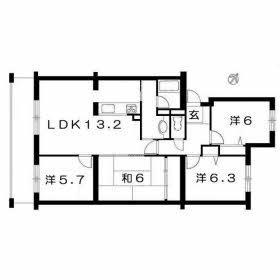 Floor plan. 4LDK, Price 10.8 million yen, Occupied area 86.58 sq m , Balcony area 10.08 sq m