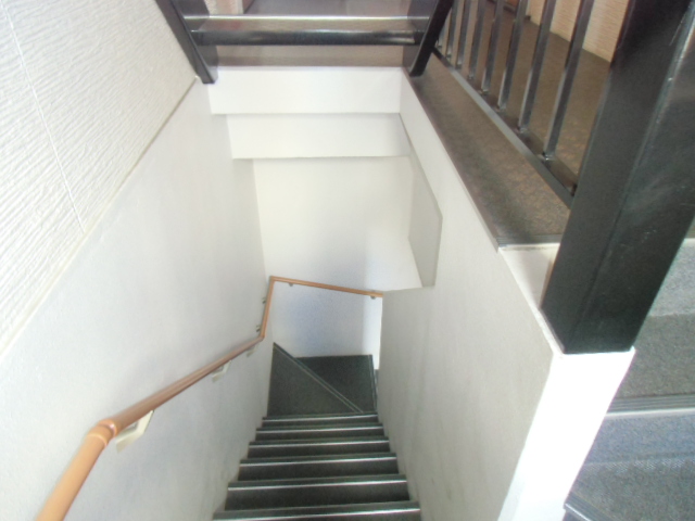 Other common areas. Safe because stairs part also with a handrail
