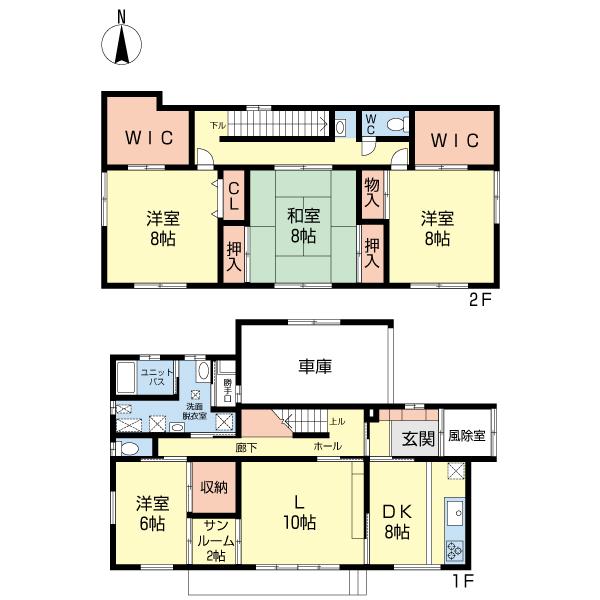 Floor plan. 17 million yen, 4LDK, Land area 339.66 sq m , Building area 158.76 sq m