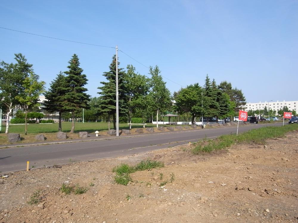 Local land photo. Construction before. Inazumikoen also adjacent. 