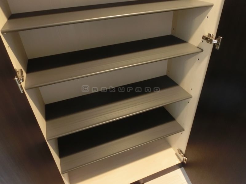 Entrance. High storage capacity shoe box