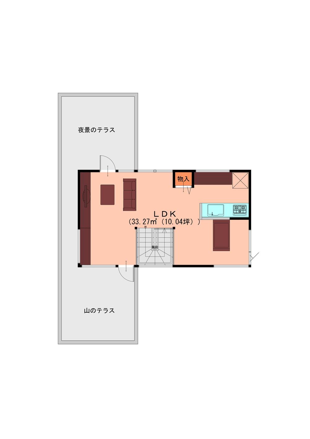 Building plan example (floor plan). Building plan example (2-floor plan view)