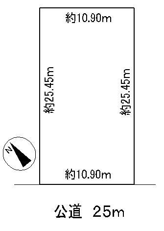 Compartment figure. Land price 31 million yen, Land area 277.68 sq m
