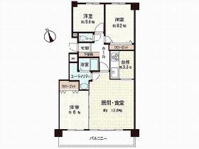 Floor plan. 3LDK, Price 16.8 million yen, Occupied area 71.21 sq m , Balcony area 10.12 sq m